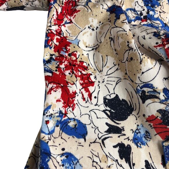Christopher & Banks Jacket Womens M Petite Floral Art To Wear Abstract Pockets - Picture 9 of 16